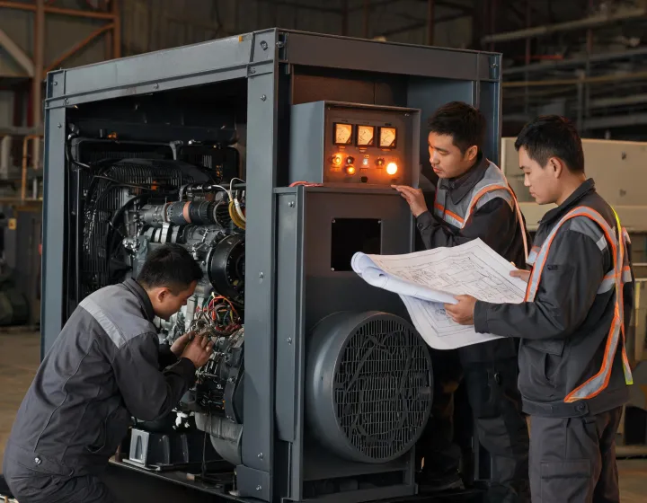 Generator inspection and documentation team
